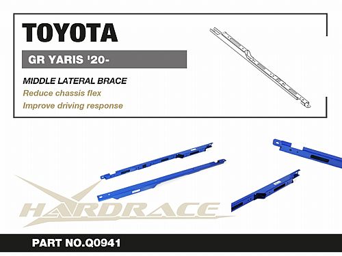 Распорка средняя HardRace для TOYOTA YARIS Р4 2020-2023, HRQ0941 Распорка средняя HardRace для TOYOTA YARIS Р4 2020-2023, HRQ0941 — фото 2