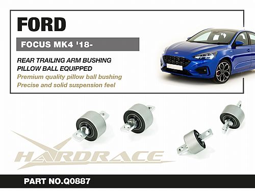Сайлентблок заднего продольного рычага HardRace для FORD FOCUS MK4 2018-, HRQ0887
