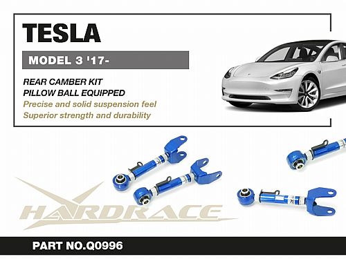 Развальные рычаги задние HardRace для TESLA Model 3 1 поколение 2017- (на ШС), HRQ0996 Развальные рычаги задние HardRace для TESLA Model 3 1 поколение 2017- (на ШС), HRQ0996