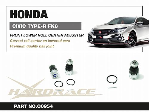 Передний регулятор поперечной устойчивости HardRace для HONDA CIVIC 10th FK8 TYPE-R 2017-2022, HRQ0954 Передний регулятор поперечной устойчивости HardRace для HONDA CIVIC 10th FK8 TYPE-R 2017-2022, HRQ0954