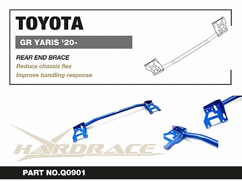 Задняя распорка HardRace для TOYOTA YARIS Р4 2020-2023, HRQ0901