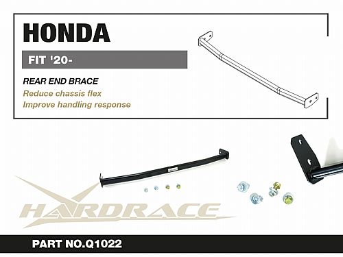 Задняя распорка HardRace для HONDA JAZZ 4th 2020-, HRQ1022 Задняя распорка HardRace для HONDA JAZZ 4th 2020-, HRQ1022