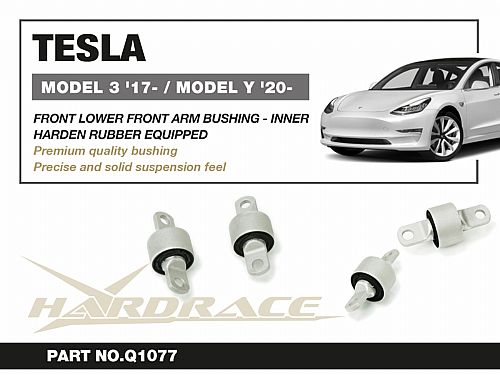 Передний нижний сайлентблок переднего рычага — внутренний HardRace для TESLA Model Y 1 поколение 2020-, HRQ1077