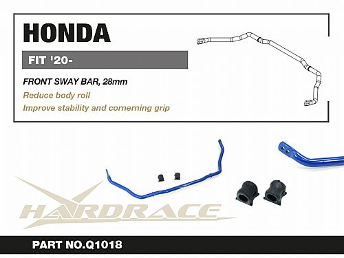 Передний стабилизатор HardRace для HONDA JAZZ 4th 2020-, HRQ1018 Передний стабилизатор HardRace для HONDA JAZZ 4th 2020-, HRQ1018