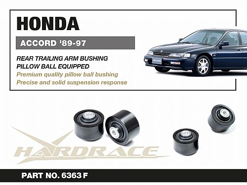 Сайлентблок заднего продольного рычага HardRace для HONDA ACCORD 4th CB1/2/3/4 1989-1993, HR6363F Сайлентблок заднего продольного рычага HardRace для HONDA ACCORD 4th CB1/2/3/4 1989-1993, HR6363F