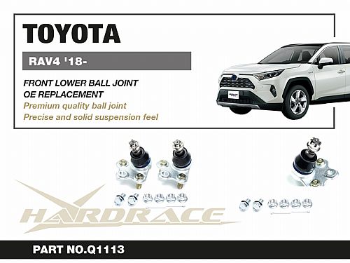 Шаровая опора передняя нижняя HardRace для LEXUS NX AZ20 2022-, HRQ1113 Шаровая опора передняя нижняя HardRace для LEXUS NX AZ20 2022-, HRQ1113