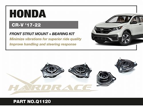 Верхняя опора передних стоек HardRace для HONDA CR-V 5th 2017-2022, HRQ1120 Верхняя опора передних стоек HardRace для HONDA CR-V 5th 2017-2022, HRQ1120
