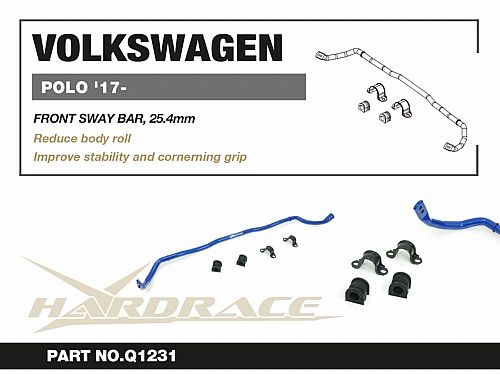 Передний стабилизатор HardRace для SKODA FABIA 4th 2021-, HRQ1231 Передний стабилизатор HardRace для SKODA FABIA 4th 2021-, HRQ1231