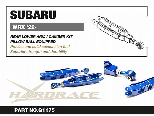 Задние нижние развальные рычаги HardRace для SUBARU WRX WRX VB/VN 2022- (на ШС), HRQ1175