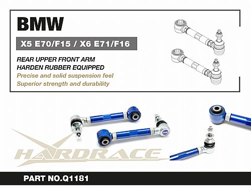 Рычаг задний верхний HardRace для BMW X6 E71/E72 2007-2014 (на сайлентблоках), HRQ1181