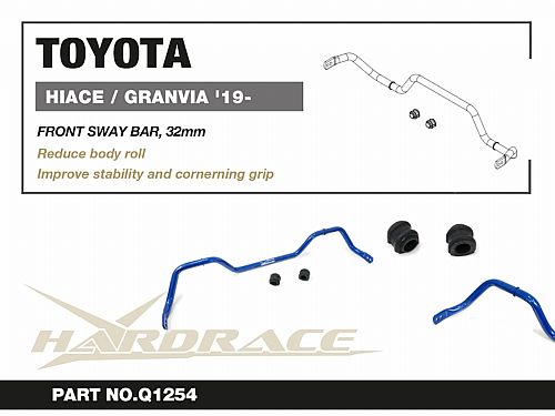 Передний стабилизатор HardRace для TOYOTA GRANACE 1 поколение 2019-, HRQ1254