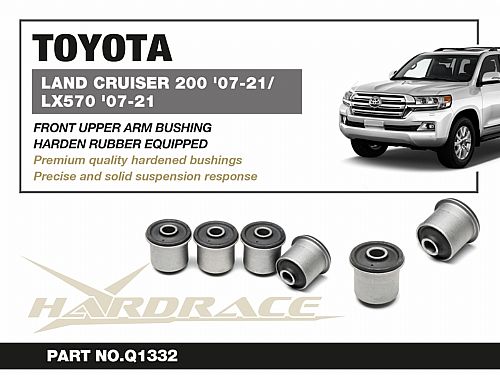 Сайлентблок переднего верхнего рычага HardRace для TOYOTA LAND CRUISER J200 2007-2021, HRQ1332 Сайлентблок переднего верхнего рычага HardRace для TOYOTA LAND CRUISER J200 2007-2021, HRQ1332