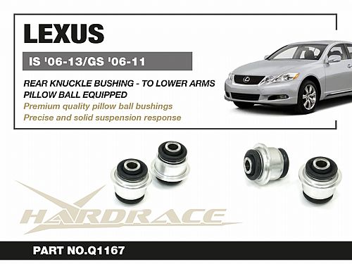 Сайлентблок заднего кулака HardRace для LEXUS IS 2nd XE20 2006-2013, HRQ1167 Сайлентблок заднего кулака HardRace для LEXUS IS 2nd XE20 2006-2013, HRQ1167