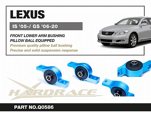 Сайлентблок заднего нижнего, переднего рычага HardRace для LEXUS IS 2nd XE20 2006-2013, HRQ0586 Сайлентблок заднего нижнего, переднего рычага HardRace для LEXUS IS 2nd XE20 2006-2013, HRQ0586