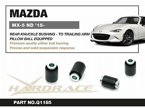 Сайлентблок заднего рычага HardRace для MAZDA MX-5 4th ND MIATA 2015-, HRQ1185 Сайлентблок заднего рычага HardRace для MAZDA MX-5 4th ND MIATA 2015-, HRQ1185