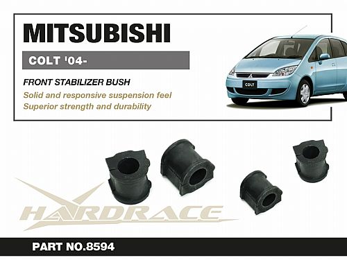 Сайлентблок переднего стабилизатора HardRace для MITSUBISHI COLT Z20/Z30 2002-2012, HR8594 Сайлентблок переднего стабилизатора HardRace для MITSUBISHI COLT Z20/Z30 2002-2012, HR8594