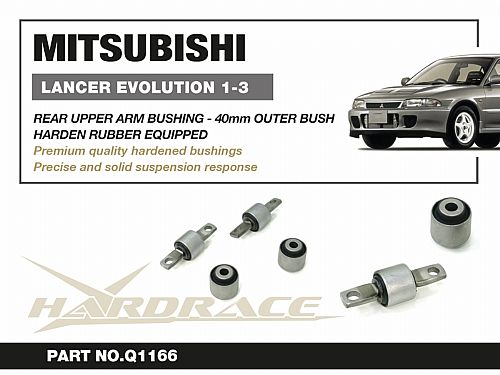 Сайлентблок заднего верхнего рычага HardRace для MITSUBISHI LANCER EVOLUTION II 1994-1995, HRQ1166 Сайлентблок заднего верхнего рычага HardRace для MITSUBISHI LANCER EVOLUTION II 1994-1995, HRQ1166 — фото 2