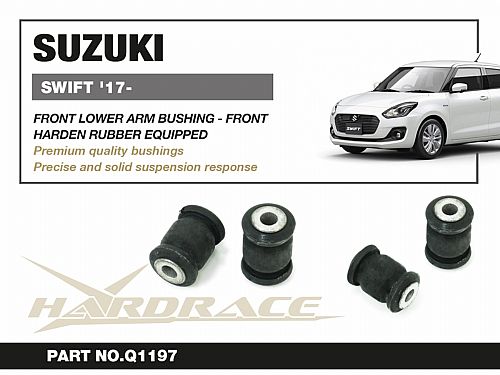 Сайлентблок передних нижних рычагов HardRace для SUZUKI SWIFT 4th ZCx3 2017-, HRQ1197 Сайлентблок передних нижних рычагов HardRace для SUZUKI SWIFT 4th ZCx3 2017-, HRQ1197