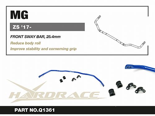 Передний стабилизатор HardRace для MG ZS 1st 2017-2024, HRQ1361 Передний стабилизатор HardRace для MG ZS 1st 2017-2024, HRQ1361
