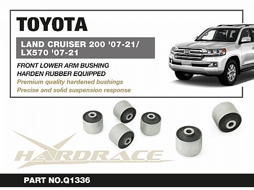 Сайлентблок заднего нижнего рычага HardRace для TOYOTA LAND CRUISER J200 2007-2021, HRQ1336