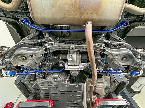 Распорка задняя нижняя HardRace для LEXUS RX 5th ALA10/ALH10 2022-, HRQ1242 Распорка задняя нижняя HardRace для LEXUS RX 5th ALA10/ALH10 2022-, HRQ1242