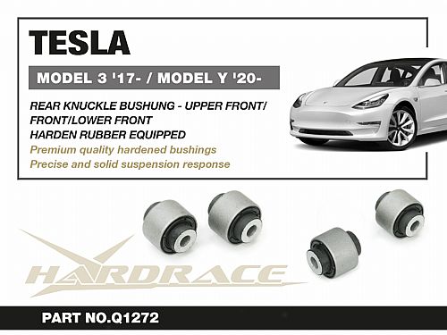Сайлентблок заднего кулака HardRace для TESLA Model 3 1 поколение 2017-, HRQ1272 Сайлентблок заднего кулака HardRace для TESLA Model 3 1 поколение 2017-, HRQ1272