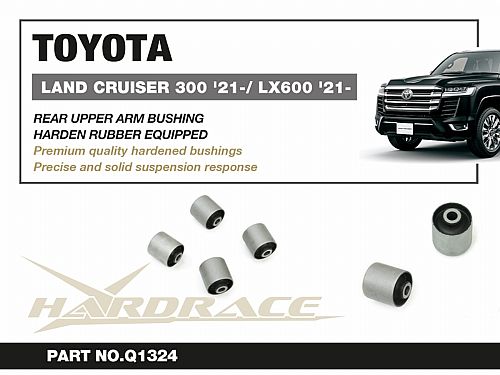 Сайлентблок заднего верхнего рычага HardRace для LEXUS LX 4th J310 2021-, HRQ1324 Сайлентблок заднего верхнего рычага HardRace для LEXUS LX 4th J310 2021-, HRQ1324