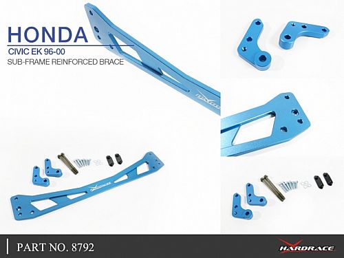 Распорка заднего подрамника HardRace для HONDA CIVIC 6th EK3/4/5/9 1996-2000, HR8792