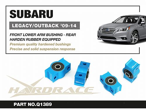 Сайлентблок заднего нижнего, переднего рычага HardRace для SUBARU LEGACY 6 поколение 2014-2020, HRQ1389 Сайлентблок заднего нижнего, переднего рычага HardRace для SUBARU LEGACY 6 поколение 2014-2020, HRQ1389