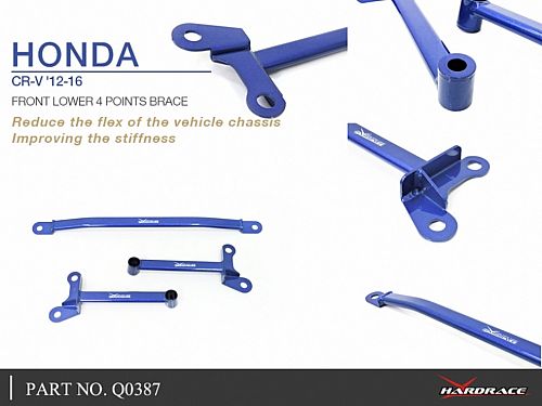 Распорка переднего подрамника HardRace для HONDA CR-V 4th RM1/RM3/RM4 2012-2016, HRQ0387 Распорка переднего подрамника HardRace для HONDA CR-V 4th RM1/RM3/RM4 2012-2016, HRQ0387