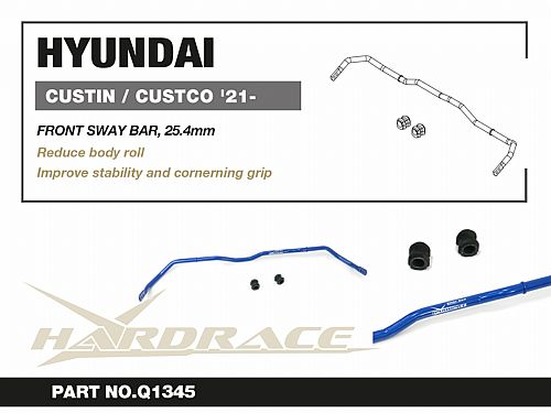Передний стабилизатор HardRace для HYUNDAI CUSTO KU 2021-, HRQ1345