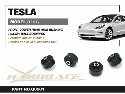 Сайлентблок переднего нижнего и заднего рычага HardRace для TESLA Model Y 1 поколение 2020-, HRQ0881 Сайлентблок переднего нижнего и заднего рычага HardRace для TESLA Model Y 1 поколение 2020-, HRQ0881