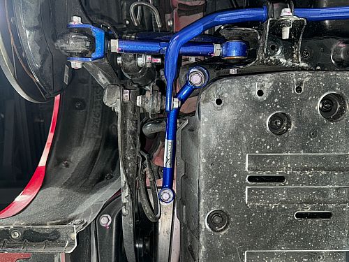 Распорка задняя продольная HardRace для TOYOTA PRIUS 5th XW60 2023-, HRQ1282 — фото 6