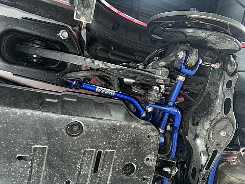 Распорка задняя продольная HardRace для TOYOTA PRIUS 5th XW60 2023-, HRQ1282 — фото 7