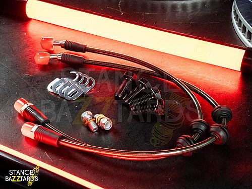 Тормозная тюнинг система Jeep Grand Cherokee IV (WK2) (2010-2024) ICOOH IC6 (ротора до 410 мм) цвет: Красный, поршней: 6, передняя ось, IC6-1626-R-0-0-0-0-0-0-0-0