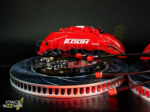 Тормозная тюнинг система LiXiang L9 1 поколение (2022-2024) ICOOH IC6 (410*34mm) цвет: Красный, поршней: 6, передняя ось, IC62-E20-R-03-11-01-03-0D-01-00-02 Тормозная тюнинг система LiXiang L9 1 поколение (2022-2024) ICOOH IC6 (410*34mm) цвет: Красный, поршней: 6, передняя ось, IC62-E20-R-03-11-01-03-0D-01-00-02