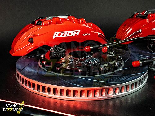 Тормозная тюнинг система LiXiang One 1 поколение (2019-2024) ICOOH IC6 (410*34mm) цвет: Красный, поршней: 6, передняя ось, IC62-E20-R-03-11-01-03-0D-01-00-02 Тормозная тюнинг система LiXiang One 1 поколение (2019-2024) ICOOH IC6 (410*34mm) цвет: Красный, поршней: 6, передняя ось, IC62-E20-R-03-11-01-03-0D-01-00-02
