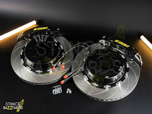 Тормозная тюнинг-система GMC Yukon V (2020-2024) ICOOH X61, (405*34mm, Фиксированный, Насечки), поршней: 6, передняя ось, цвет: Черный X61-289-B-03-10-01-02-0C-02-00-02