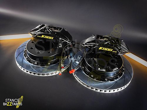 Тормозная тюнинг-система HUMMER H2 1 поколение (2002-2009) ICOOH X42, (380*28mm, Фиксированный, Насечки), поршней: 4, задняя ось, цвет: Черный X42-1447-B-03-0C-01-02-08-05-00-02