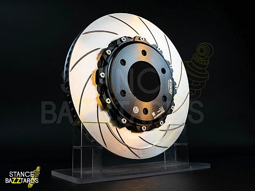 Тормозная тюнинг-система Kia Mohave 2 поколение (HM2) (2019-2024) ICOOH IC52 (362*32mm,Фиксированный,Насечки), поршней: 6, передняя ось, цвет: Черный, IC52-4076-B-03-1B-01-02-09-04-00-02