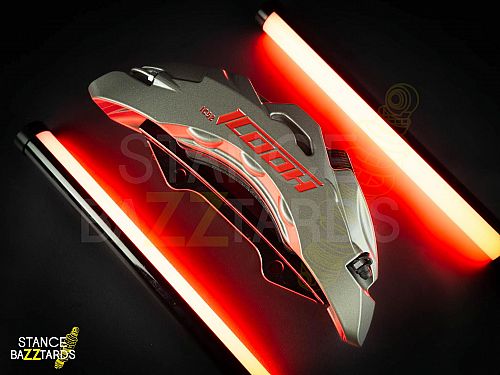 Тормозная тюнинг система Haval Dargo 1 поколение (2022-2024) ICOOH IC52 (355*32mm, Фиксированный, Насечки) цвет: Серый, поршней: 6, передняя ось, IC52-1280-G-03-07-01-02-07-04-00-02