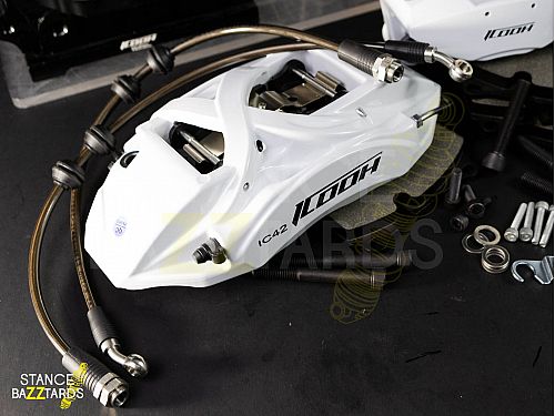 Тормозная тюнинг-система TOYOTA Sequoia 3 (2022-2025) ICOOH X42, (380*28mm, Фиксированный, Насечки), поршней: 4, задняя ось, цвет: Белый X42-777-W-03-0C-01-02-08-05-02-02 Тормозная тюнинг-система TOYOTA Sequoia 3 (2022-2025) ICOOH X42, (380*28mm, Фиксированный, Насечки), поршней: 4, задняя ось, цвет: Белый X42-777-W-03-0C-01-02-08-05-02-02