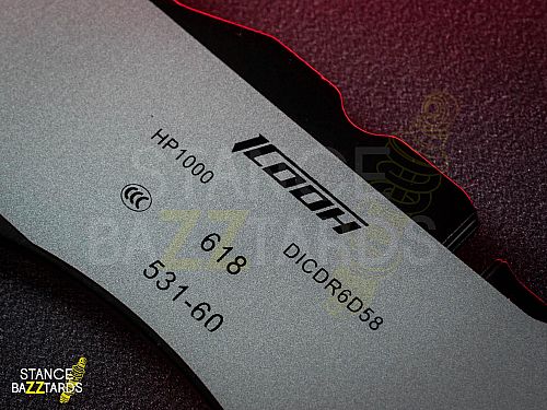 Колодки тормозные ICOOH HP1000 (комплект) для тюнингованных тормозных систем DR6 (под диски 330, 345,350 мм), PDS_DR6C100