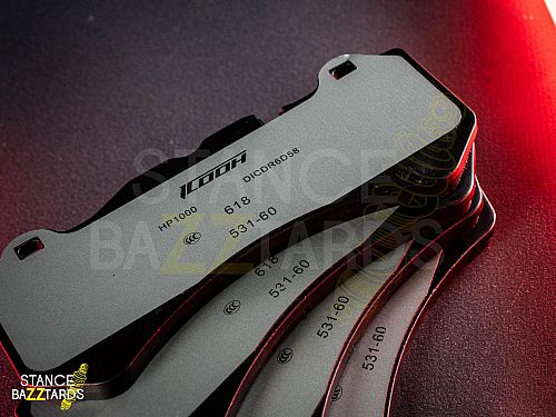 Колодки тормозные ICOOH HP1000 (комплект) для тюнингованных тормозных систем DR6 (под диски 330, 345,350 мм), PDS_DR6C100