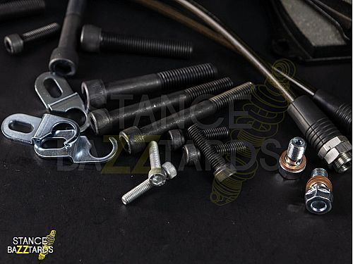Тормозная тюнинг-система Toyota Land Cruiser Prado 250 Series (2023-)  ICOOH X42, (380*28mm, Фиксированный, Насечки), поршней: 4, задняя ось, цвет: Белый X42-777-W-03-0C-01-02-08-05-02-02