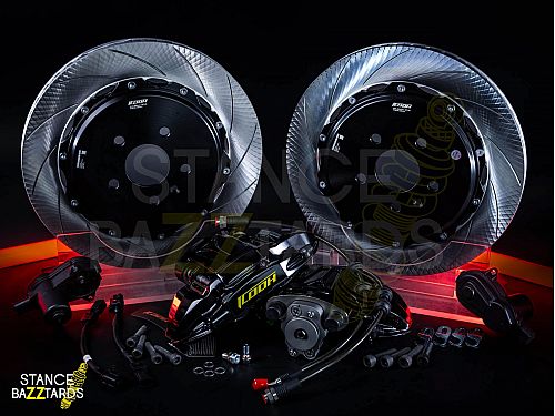 Тормозная тюнинг-система RAM 1500 V (DT) (2018-2024) ICOOH DT48, (380*28mm, Фиксированный, Насечки), поршней: 4, задняя ось, цвет: Черный DT48-728-B-03-0C-01-02-0A-05-02-02
