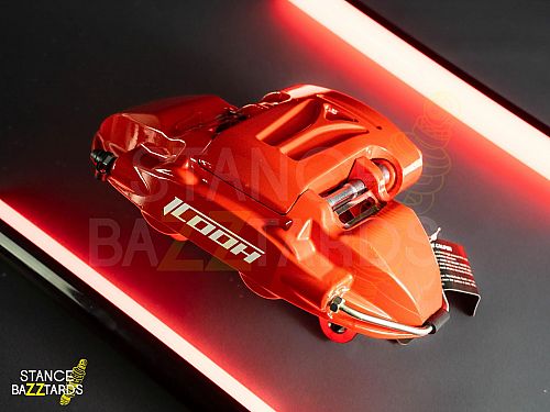 Усиленные тормоза RAM 1500 V (2018-2024) ICOOH DT48 (380*28мм) 4 поршня, задняя ось, красный — фото 3