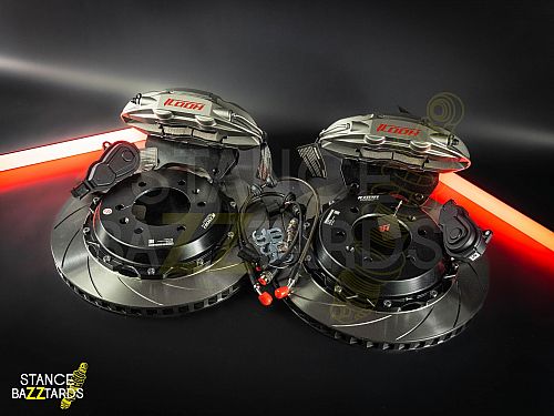 Тормозная тюнинг система Tank 500 1 поколение (2021-2024) ICOOH DT48 (380*28mm, Фиксированный, Комбинированный) цвет: Серый, поршней: 4, задняя ось, DT48-2745-G-03-0C-01-02-09-1B-02-02