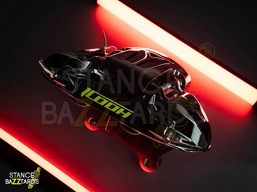 Тормозная тюнинг система ZEEKR 009 1 поколение (2022-2024) ICOOH DT48 (380*28mm, Фиксированный, Насечки) цвет: Черный, поршней: 4, задняя ось, DT48-E001-B-03-0C-01-02-09-1B-02-02