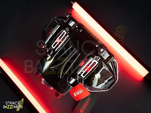 Тормозная тюнинг система ZEEKR 009 1 поколение (2022-2024) ICOOH DT48 (380*28mm, Фиксированный, Насечки) цвет: Черный, поршней: 4, задняя ось, DT48-E001-B-03-0C-01-02-09-1B-02-02
